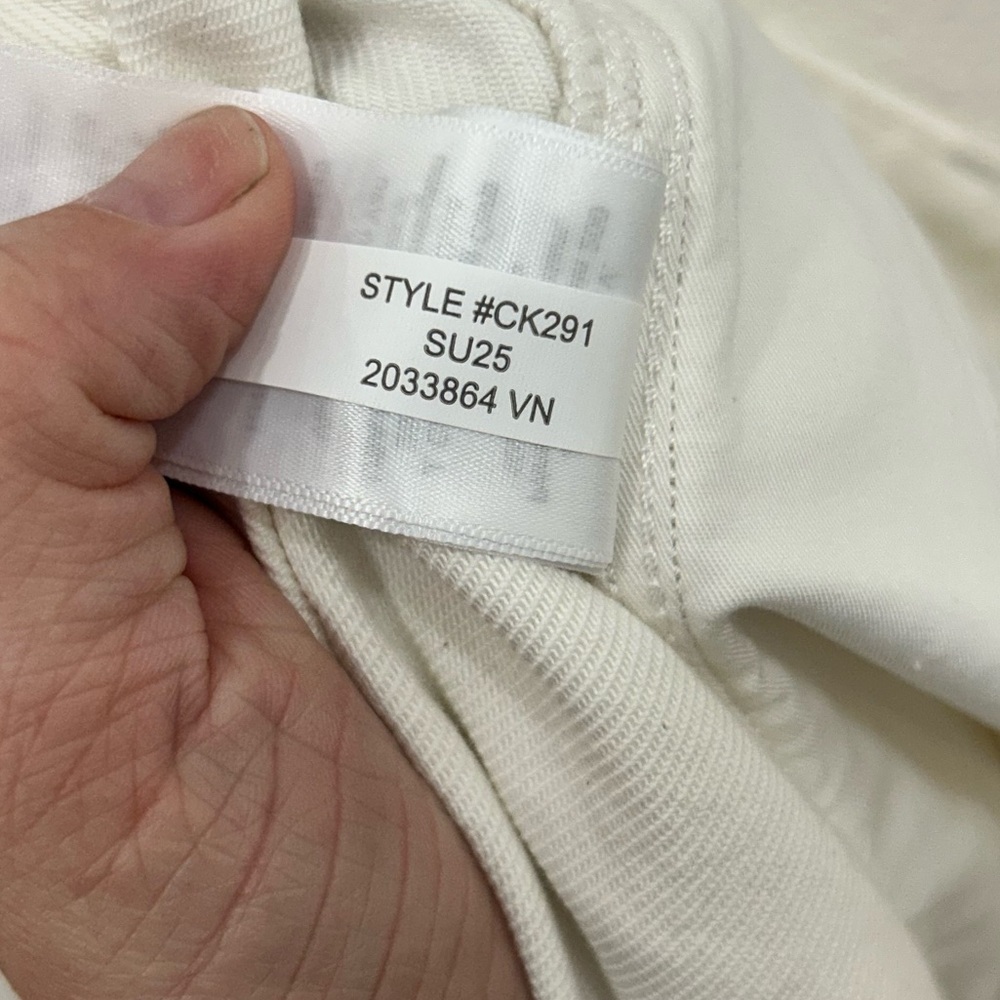 J.Crew Relaxed barrel-leg jean white sz.18 classic preppy office casual staple - Picture 10 of 11